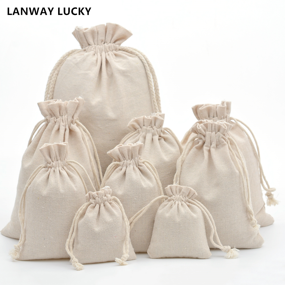 Pure Cotton Drawstring Bag Muslin Cotton Gift Bag for Candy Coffee Beans Storage Wedding Party Favor Sack Packaging Pouch 50pcs
Pure Cotton Drawstring Bag Muslin Cotton Gift Bag for Candy Coffee Beans Storage Wedding Party Favor Sack Packaging Pouch 50pcs