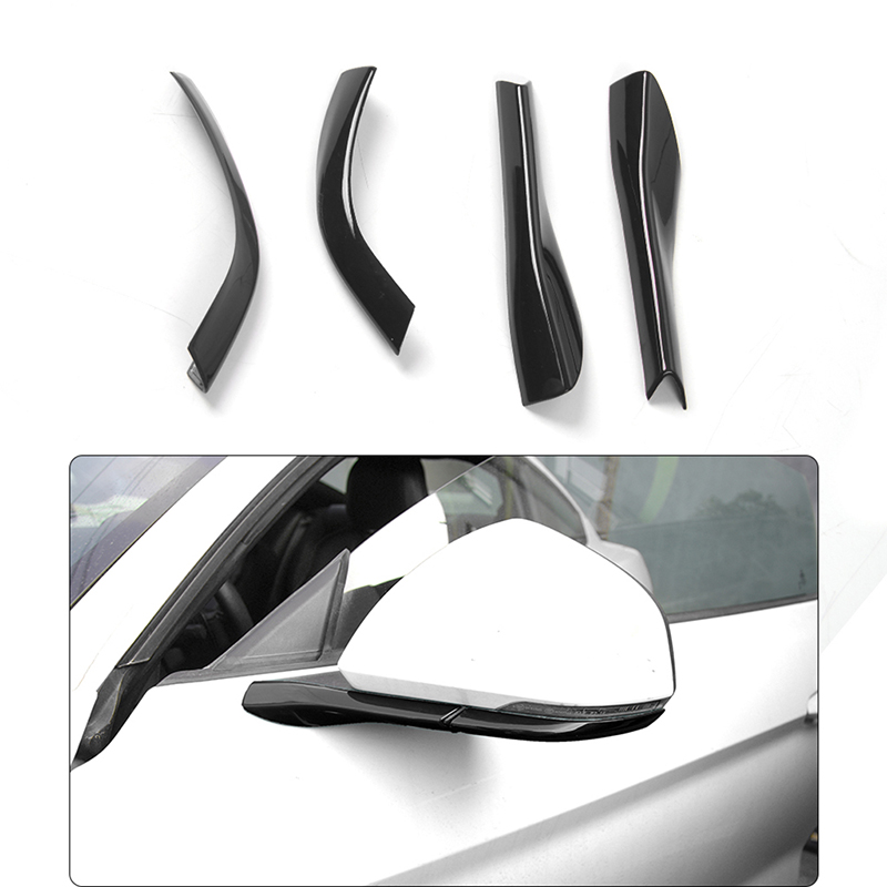 ABS Car Rearview Mirror Pedestal Trim Accessories for Ford Mustang