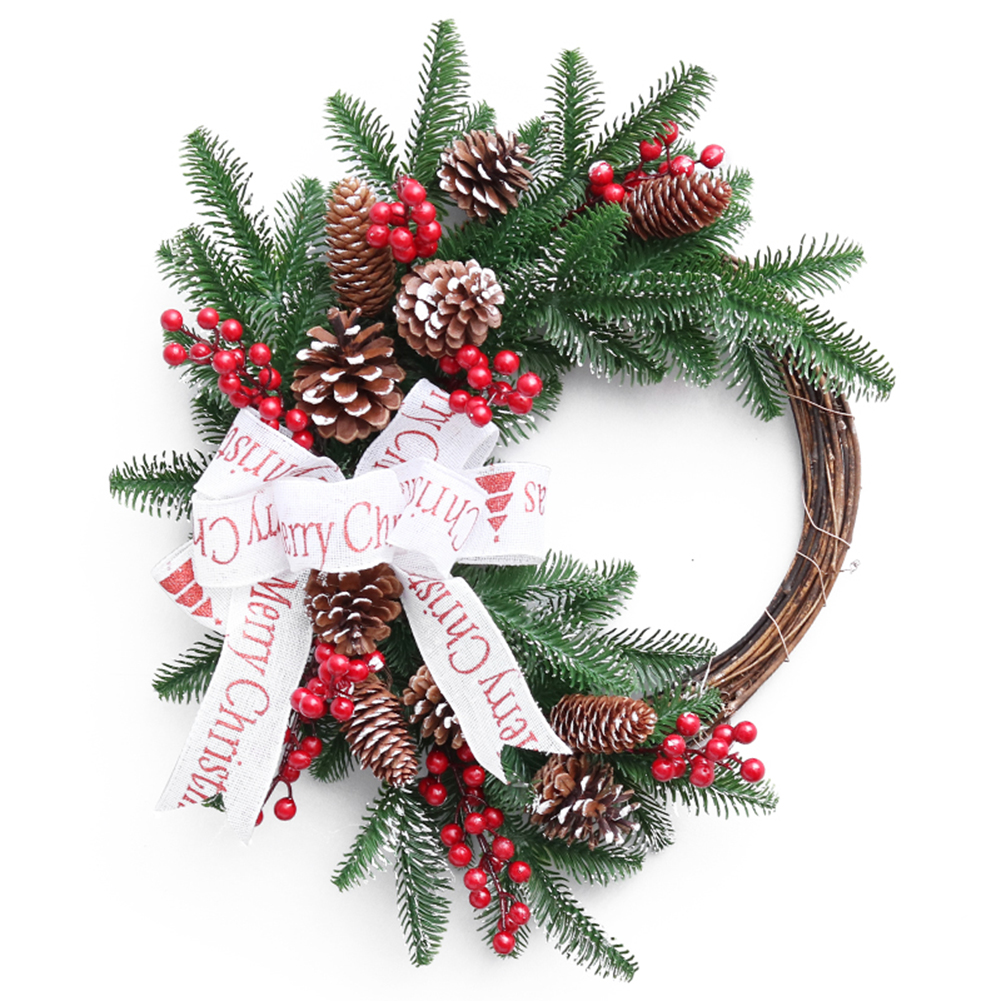 40/50cm DIY Christmas Wreath Door Decor Handmade Rattan Pendant Garland Shopping Mall Christmas Tree Wreath guirnalda navidad, 40x10cm
40/50cm DIY Christmas Wreath Door Decor Handmade Rattan Pendant Garland Shopping Mall Christmas Tree Wreath guirnalda navidad, 40x10cm
