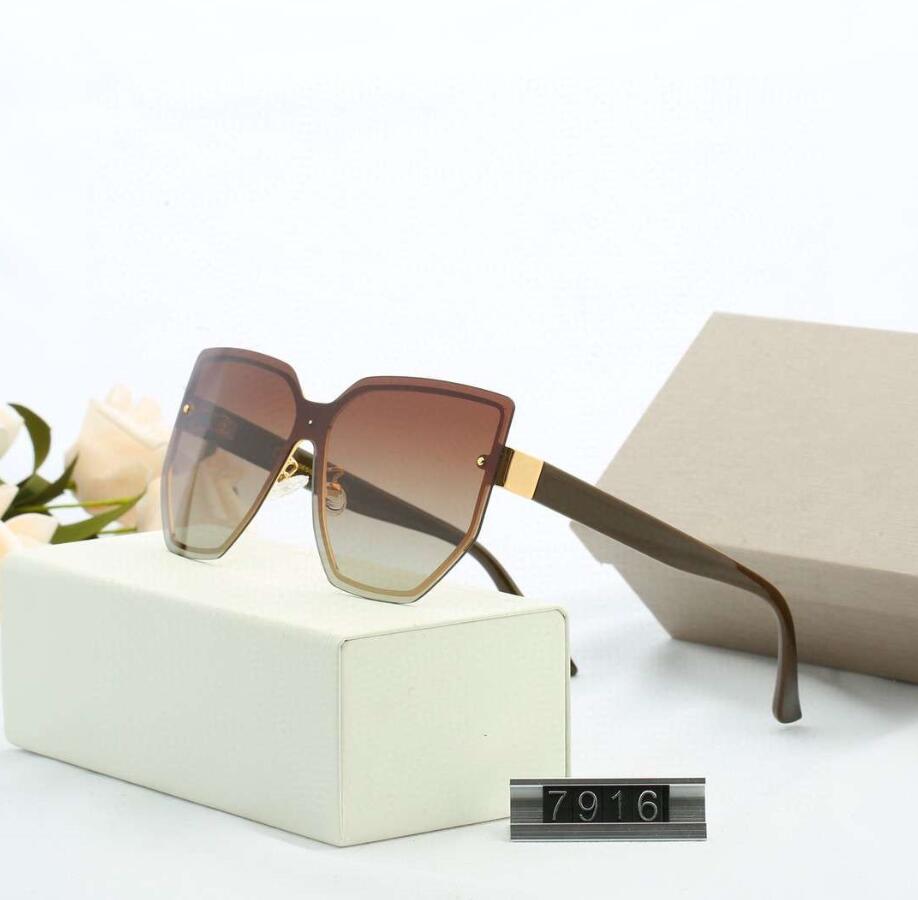 New Luxury Designer Sunglasses Summer Mens Sunglasses UV400 7916 5 Colors Available High Quality with Box