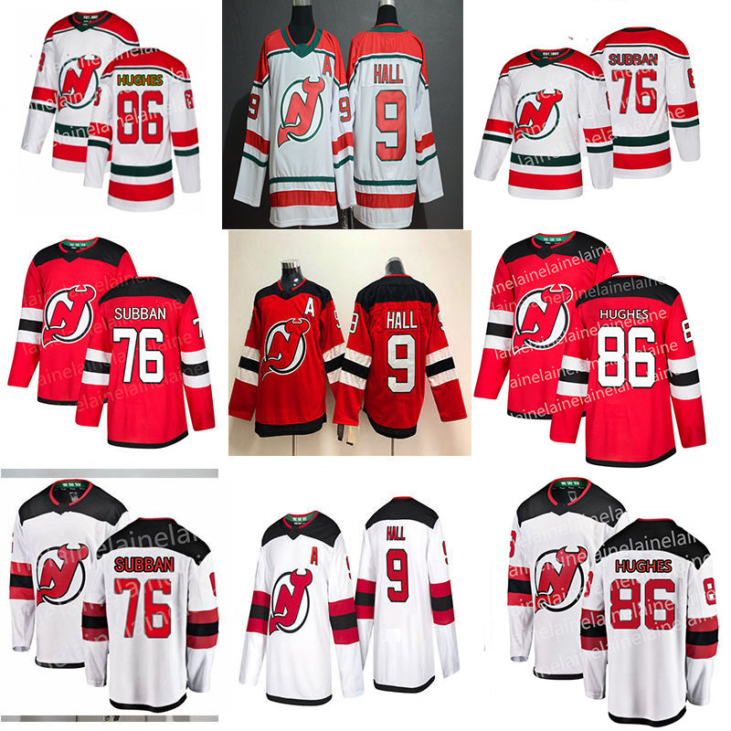 New Jersey Devils Jersey 76 P. K. Subban 86 Jack Hughes 9 Taylor Hall Red Hockey Jerseys
New Jersey Devils Jersey 76 P. K. Subban 86 Jack Hughes 9 Taylor Hall Red Hockey Jerseys