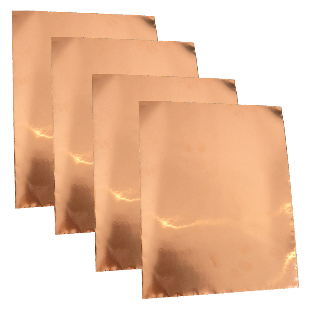 4 Pieces Copper Guitars Foil Tape Single-sided EMI Shield Sheet Slug Repellent Sheet
4 Pieces Copper Guitars Foil Tape Single-sided EMI Shield Sheet Slug Repellent Sheet