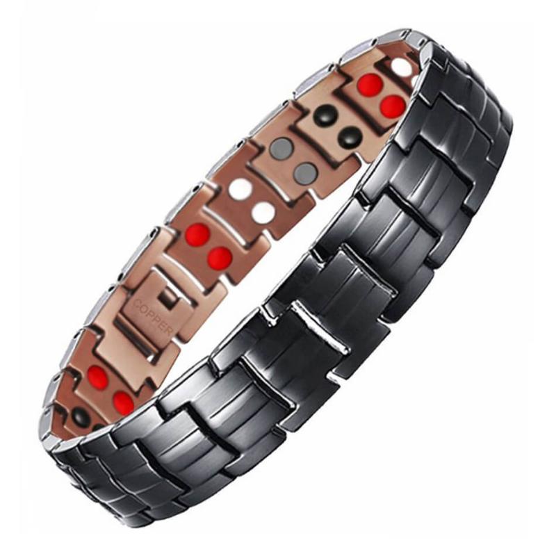 4 in 1 2 Row FIR Magnet Negative Ion Healthy Care Therapy 99.95% Pure Copper Bracelet for Men Women Unisex Pain Relief Jewelry
4 in 1 2 Row FIR Magnet Negative Ion Healthy Care Therapy 99.95% Pure Copper Bracelet for Men Women Unisex Pain Relief Jewelry