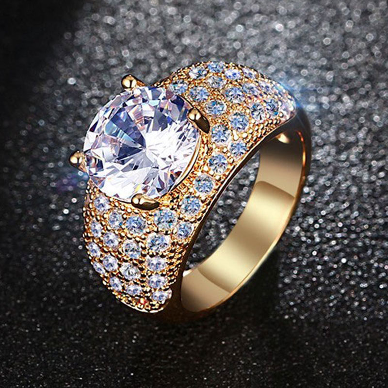 High Quality Simple Zircon Full crystal Women Wedding Band Rings Fashion Jewelry Valentines Day Gift Free Shipping
High Quality Simple Zircon Full crystal Women Wedding Band Rings Fashion Jewelry Valentines Day Gift Free Shipping