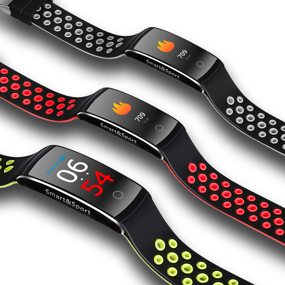 Q8S Smart Bracelet Heart Rate Monitor Pressure Blood Oxygen Tracker Smart Watch Sports Tracker Waterproof Wristwatch For iPhone iOS Android