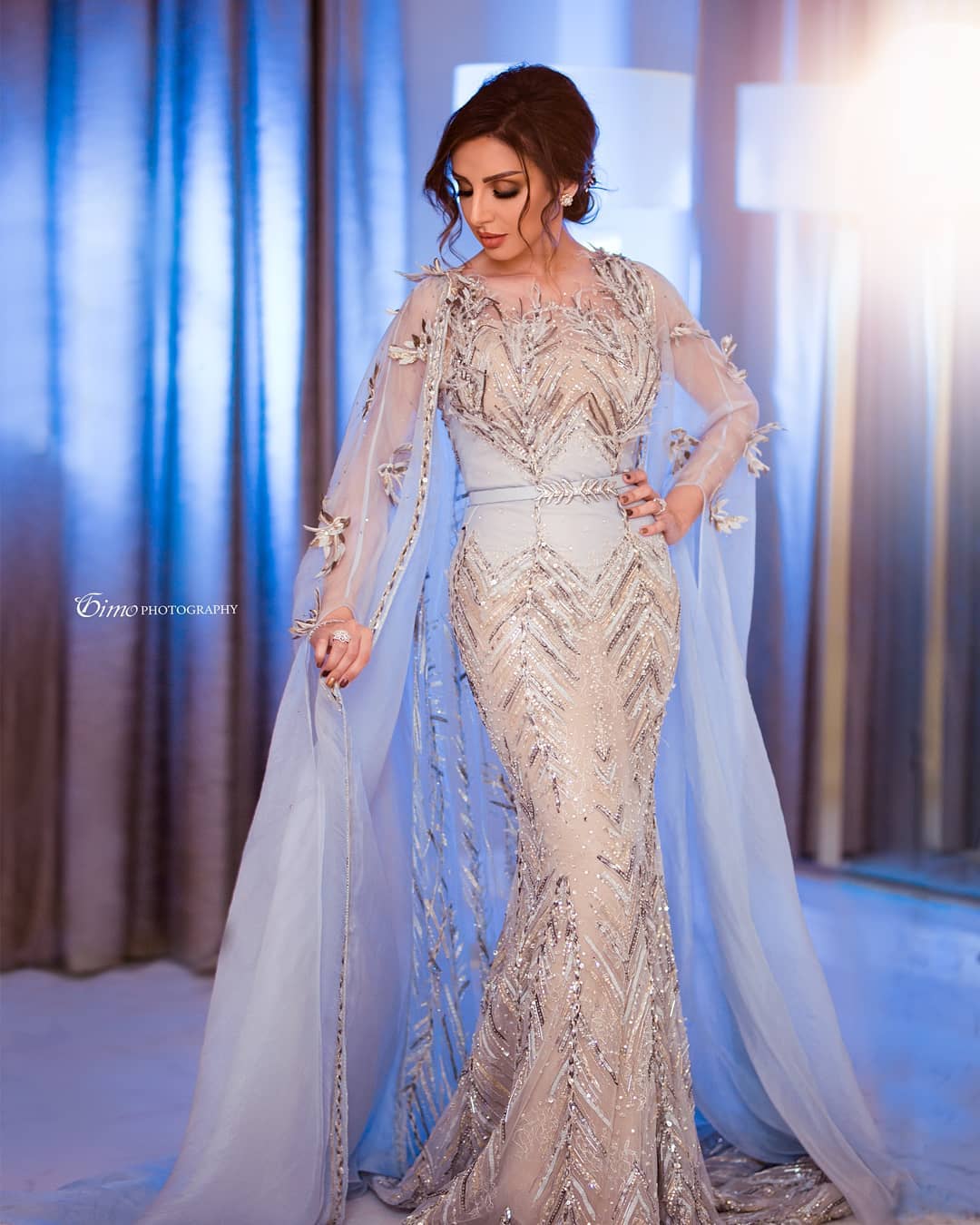 Aso Ebi 2020 Arabic Angham Luxurious Mermaid Sexy Evening Dresses Beaded Lace Crystals Prom Dresses Sheer Neck Formal Party Second Gowns ZJ2