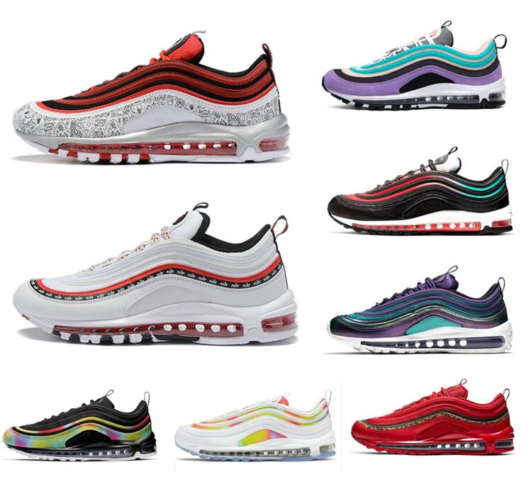 2020 men women Running shoes 97s triple black Silver Bullet Tie Dye Bright Citron undefeated RED LEOPARD men trainer fashion sports sneakers, 13
2020 men women Running shoes 97s triple black Silver Bullet Tie Dye Bright Citron undefeated RED LEOPARD men trainer fashion sports sneakers, 13