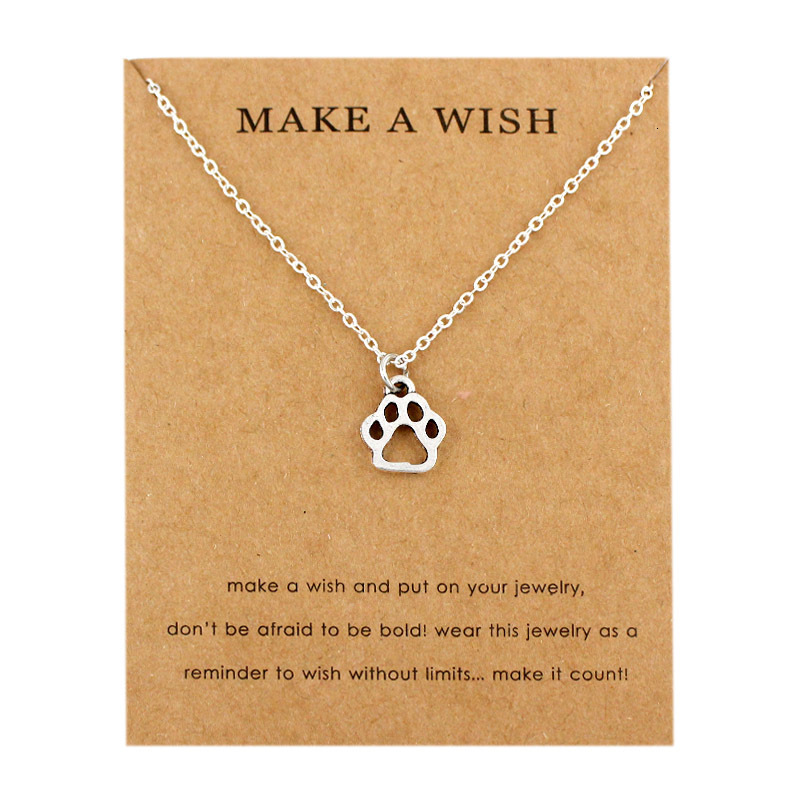 Dogs Footprints Paw Animal Chain Pendants Necklaces Women Men Unisex Girls Handmade Fashion Trendy Jewelry Christmas Gift
Dogs Footprints Paw Animal Chain Pendants Necklaces Women Men Unisex Girls Handmade Fashion Trendy Jewelry Christmas Gift