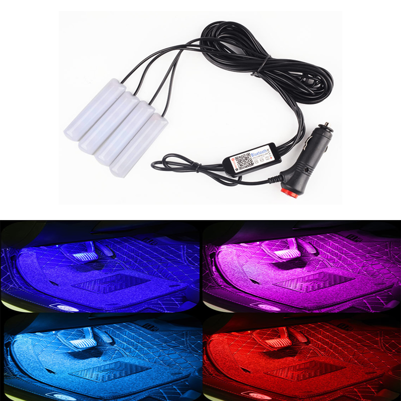 New Car LED Voice Control RGB Mini Foot Light Atmosphere Decorative Lamps Wireless Phone APP Control Auto Interior Colorful Lamp
New Car LED Voice Control RGB Mini Foot Light Atmosphere Decorative Lamps Wireless Phone APP Control Auto Interior Colorful Lamp