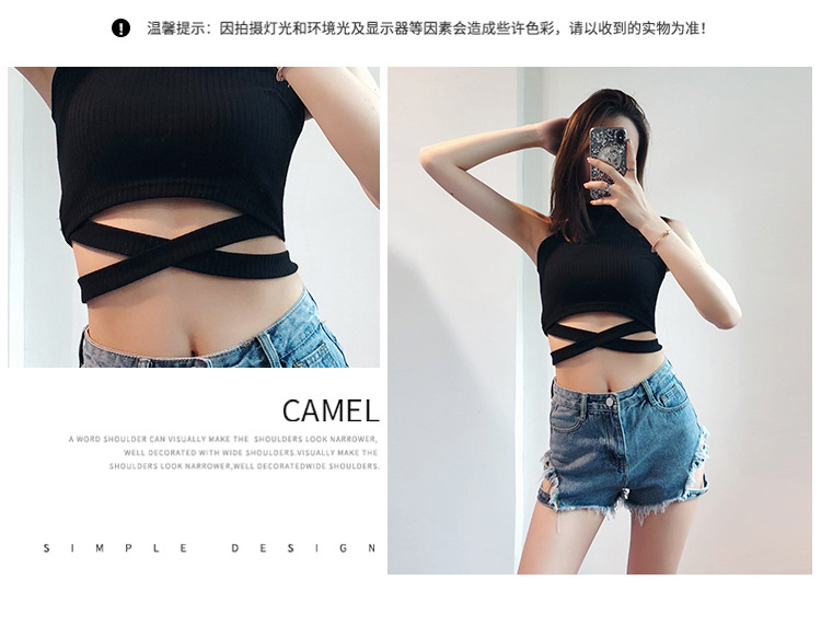 Streetwear Denim Shorts For Women 2019 Summer High Waist Ripped Cool Blue And Black Shorts With Tassel Pockets Mini Short Jeans