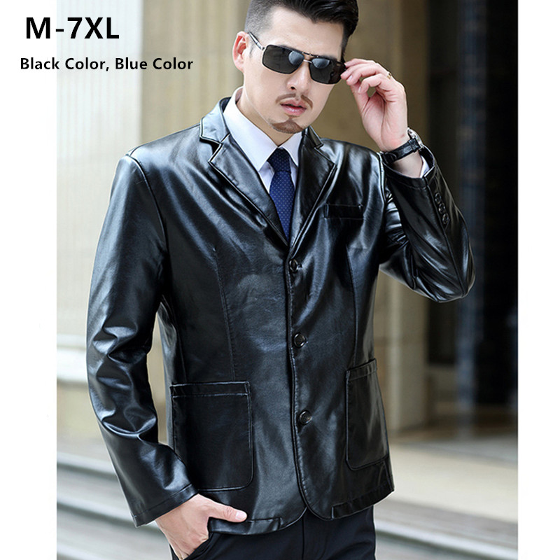 Leather Jacket Men 2019 Autumn Black Coat Mens Party Clothing Plus Size 5XL 6XL 7XL High Quality Blue PU Faux Leather Clothes
Leather Jacket Men 2019 Autumn Black Coat Mens Party Clothing Plus Size 5XL 6XL 7XL High Quality Blue PU Faux Leather Clothes