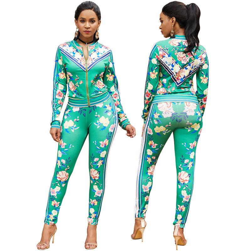 Bucrsatn Free Shipping 2019 Sexy European and American women's Russian classic digital print split sports suit, White
Bucrsatn Free Shipping 2019 Sexy European and American women's Russian classic digital print split sports suit, White