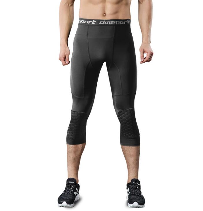Mens Running Pants Leggings Basketball Soccer Fitness Tight Male High Elastic Gym Sportswear With Anti-Collision Knee Pads, White
Mens Running Pants Leggings Basketball Soccer Fitness Tight Male High Elastic Gym Sportswear With Anti-Collision Knee Pads, White