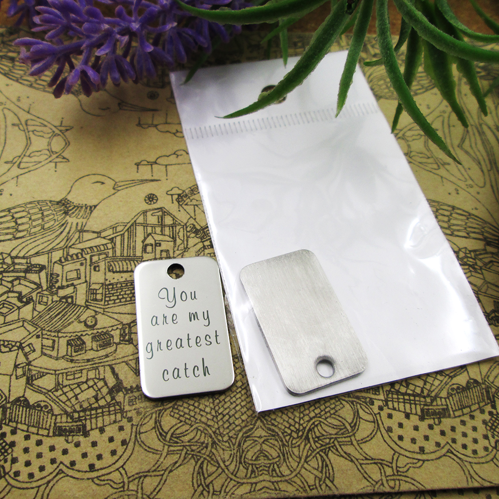 40pcs--"you are my greatest catch"stainless steel charms more style for choosing DIY Charms pendants for necklace
40pcs--"you are my greatest catch"stainless steel charms more style for choosing DIY Charms pendants for necklace