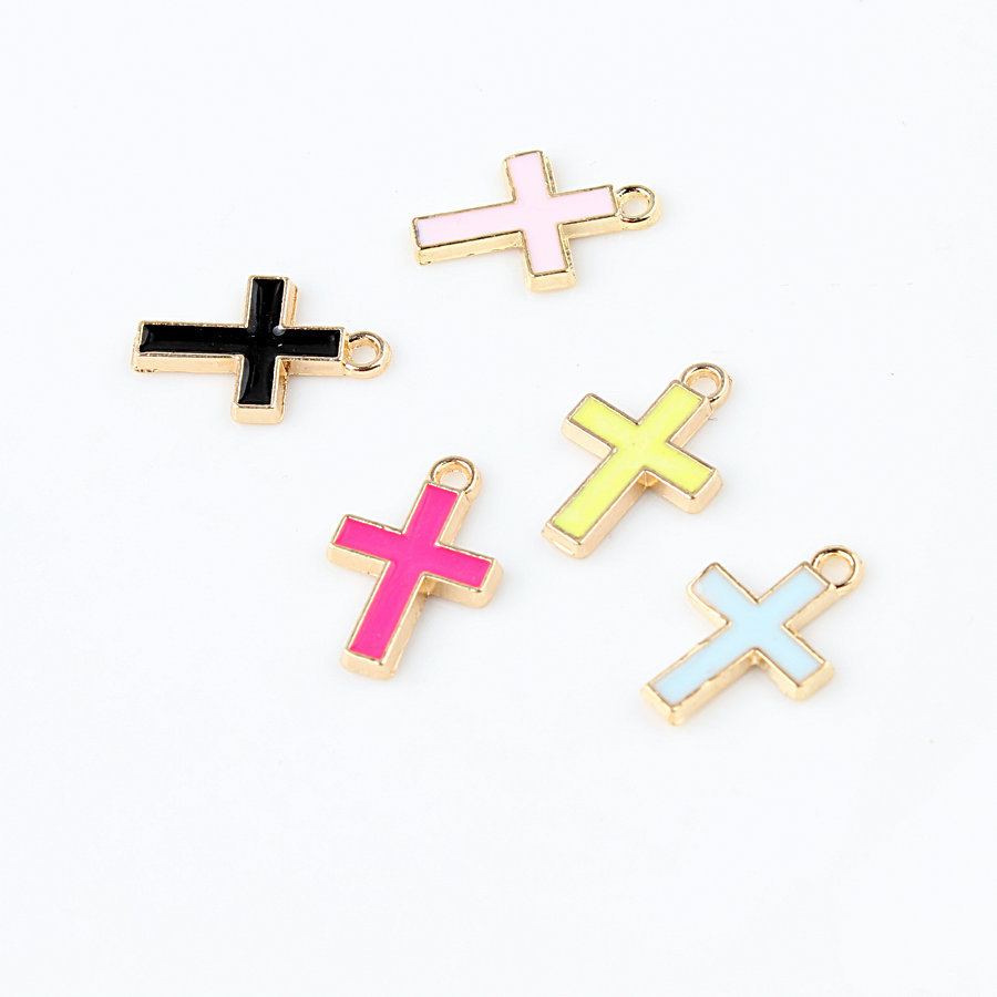 6 colors Enamel Cross Jesus Pendants 10pcs/lot Crucifix Charms Fashion Jewelry DIY Accessories For Bracelets Necklace Earrings Making
6 colors Enamel Cross Jesus Pendants 10pcs/lot Crucifix Charms Fashion Jewelry DIY Accessories For Bracelets Necklace Earrings Making