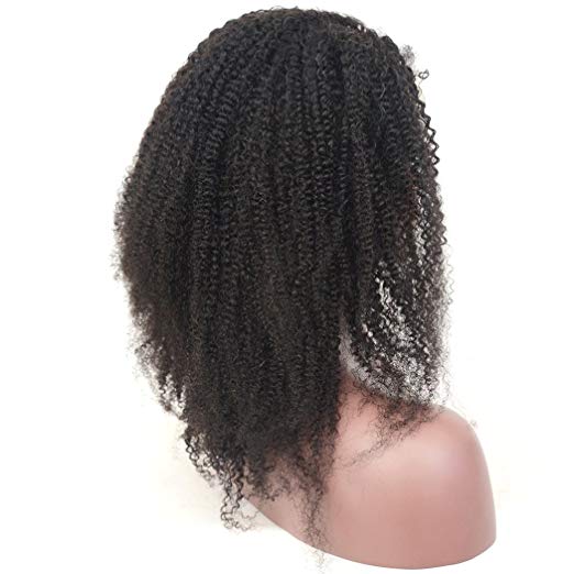 Lace Front Short Bob Wigs 150% Afro Kinky Curly Human Wig Pre Plucked Bleached Knots Remy Mongolian Human Hair Wigs