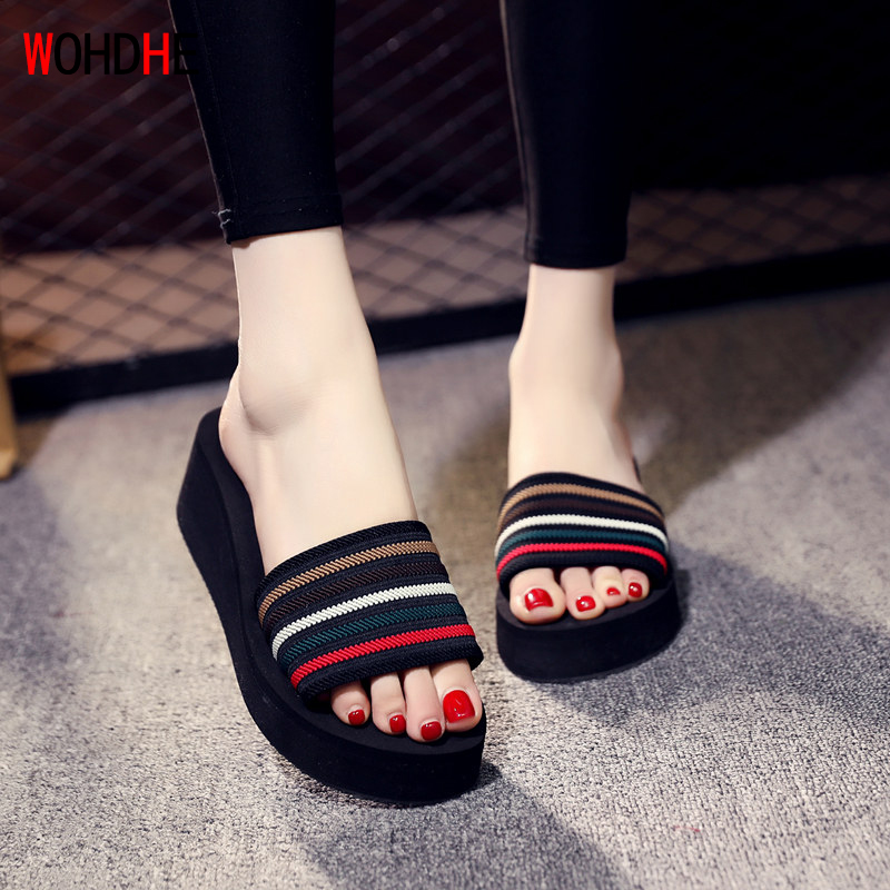 wohdhe High Heels 5.5cm Slides Elastic Shales For Women Platform Beach Flip Flops Light Slap Women Summer Shoes Wedges Slippers, 3cm rose red
wohdhe High Heels 5.5cm Slides Elastic Shales For Women Platform Beach Flip Flops Light Slap Women Summer Shoes Wedges Slippers, 3cm rose red