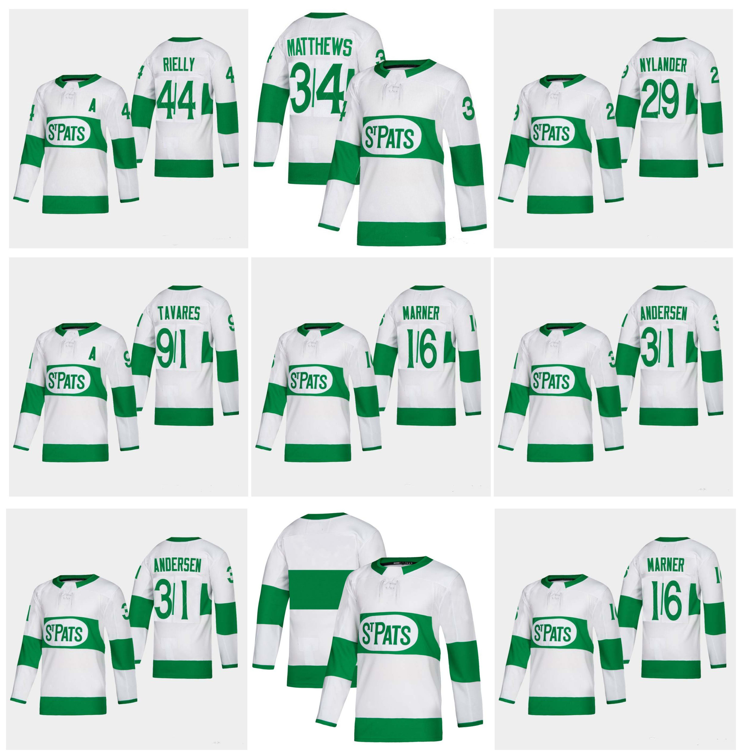 St. Pats Green Toronto Maple Leafs Jersey Mitch Marner Auston Matthews William Nylander John Tavares Morgan Rielly William Nylander Hockey, Black;red
St. Pats Green Toronto Maple Leafs Jersey Mitch Marner Auston Matthews William Nylander John Tavares Morgan Rielly William Nylander Hockey, Black;red