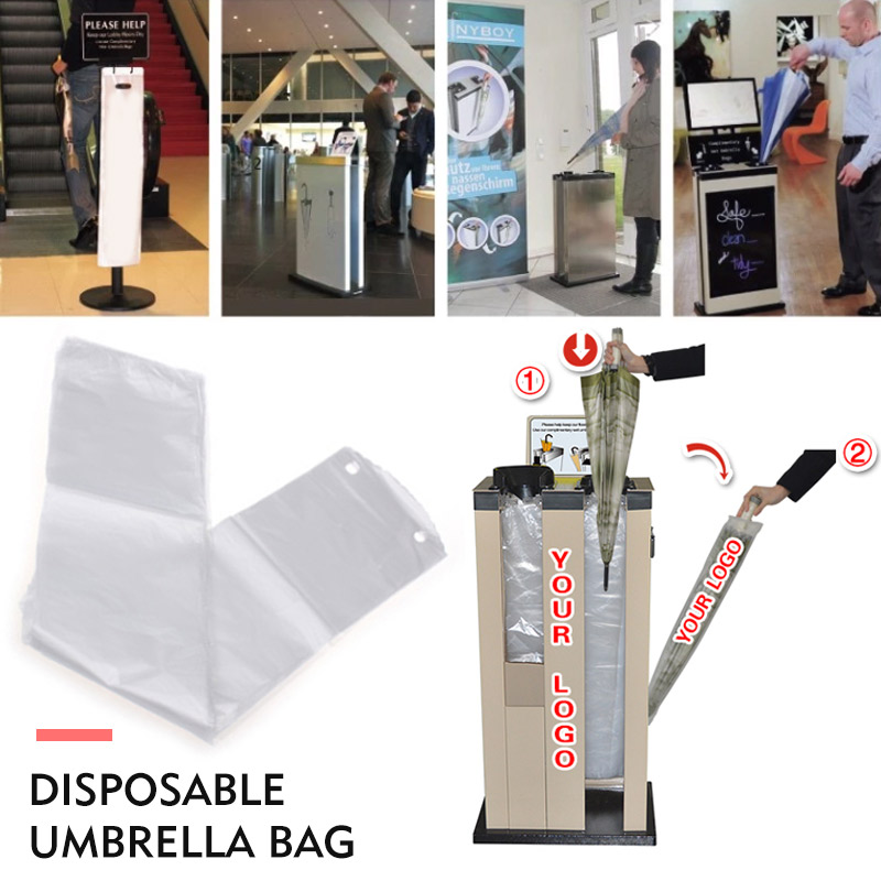 Convenient Disposable Umbrella Cover No Leak Hotel Shop 100pcs Transparent Company Rain Day Waterproof Disposable Umbrella Bag
Convenient Disposable Umbrella Cover No Leak Hotel Shop 100pcs Transparent Company Rain Day Waterproof Disposable Umbrella Bag