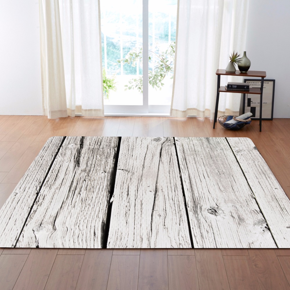 3D Wood Grain Area Rugs Big Parlor Bedroom Carpets Creative Home Decorative Mat Soft Flannel Rug and Carpet for Living Room