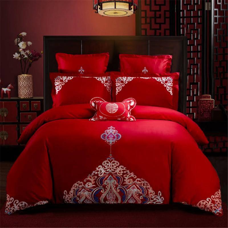 Best wishes red Bedding Set for wedding gift for women Quilt Cover Set with pillowcase Customizable of Bedding Supplies
Best wishes red Bedding Set for wedding gift for women Quilt Cover Set with pillowcase Customizable of Bedding Supplies