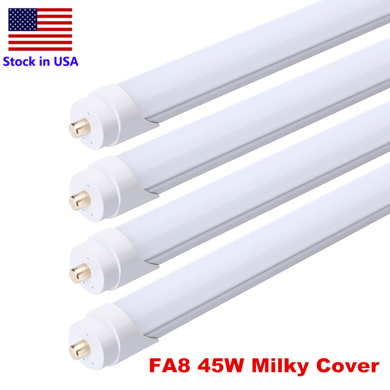 LED Tubes 8ft FA8 Single Pin T8 8foot Tube 65W 8 feet Fluorescent Tubes Lamp LED Shop Lights