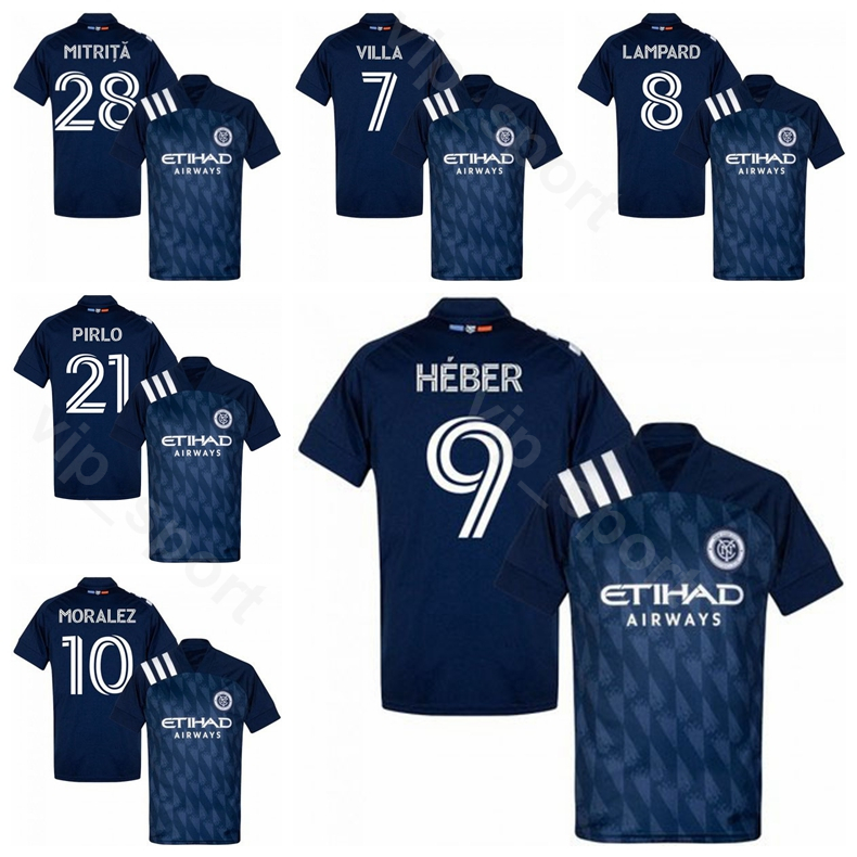 2020 2021 Soccer New York City 9 HEBER Jersey 10 MORALEZ 3 TINNERHOLM 55 PARKS 16 SANDS 7 DAVID VILLA 8 LAMPARD 21 PIRLO Football Shirt Kits, Navy blue
2020 2021 Soccer New York City 9 HEBER Jersey 10 MORALEZ 3 TINNERHOLM 55 PARKS 16 SANDS 7 DAVID VILLA 8 LAMPARD 21 PIRLO Football Shirt Kits, Navy blue