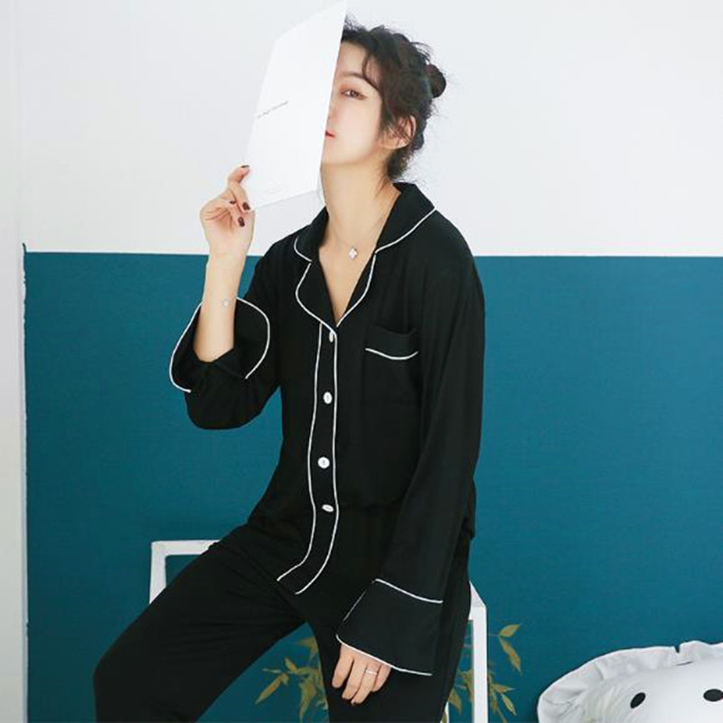 High grade new pajamas for women temperament long sleeve trousers two piece set autumn winter pijamas female sleepwear pyjamas
High grade new pajamas for women temperament long sleeve trousers two piece set autumn winter pijamas female sleepwear pyjamas