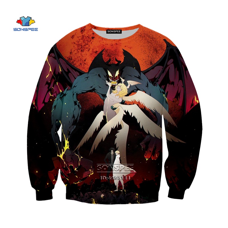 SONSPEE 3D Print Anime Devilman Crybaby Men' Sweatshirt Classic Dark Casual O-neck Long Shirt Harajuku Long sleeve Tops
SONSPEE 3D Print Anime Devilman Crybaby Men' Sweatshirt Classic Dark Casual O-neck Long Shirt Harajuku Long sleeve Tops