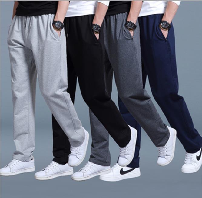 Pure Cotton men's casual pants spring summer winter men's Sweatpants trousers high waist loose straight Sweatpants trousers, Black
Pure Cotton men's casual pants spring summer winter men's Sweatpants trousers high waist loose straight Sweatpants trousers, Black