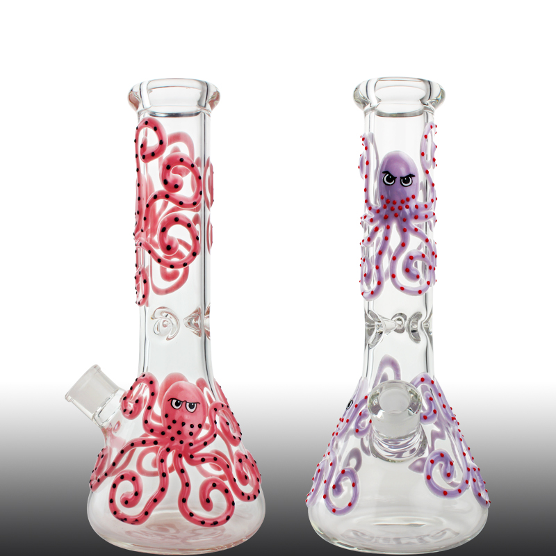 7mm Thick Octopus Beaker Bong 13 Inch Tall Hookahs Hand Painting Glass Water Pipe Dab Rigs Green Pink Purple Smoking Tools
7mm Thick Octopus Beaker Bong 13 Inch Tall Hookahs Hand Painting Glass Water Pipe Dab Rigs Green Pink Purple Smoking Tools
