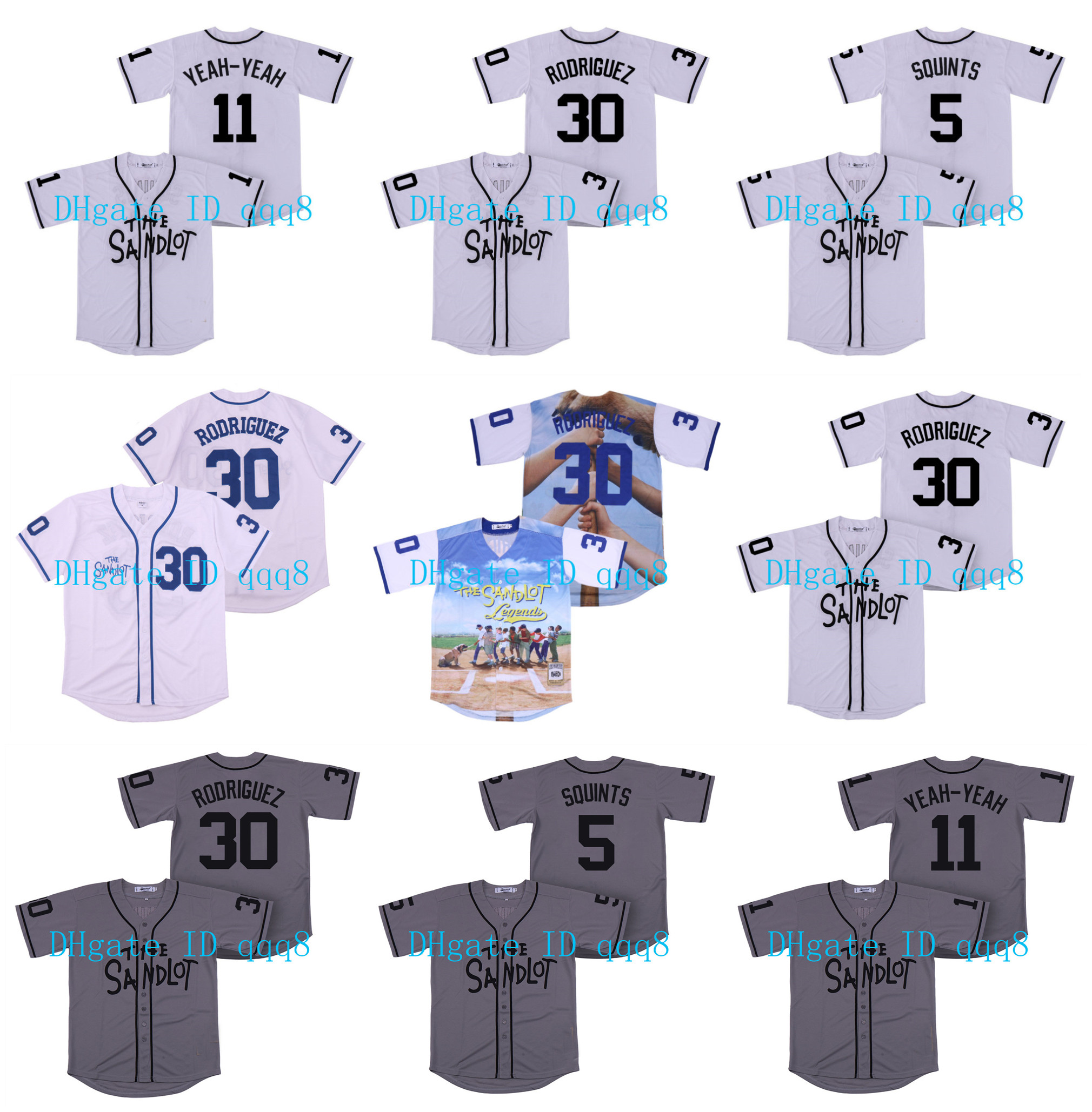 Benny 'The Jet' Rodriguez 30 5 Michael 'Squints' Palledorous 11 Alan Yeah-Yeah McClennanThe Sandlot Movie Jersey White G, Blue;black
Benny 'The Jet' Rodriguez 30 5 Michael 'Squints' Palledorous 11 Alan Yeah-Yeah McClennanThe Sandlot Movie Jersey White G, Blue;black