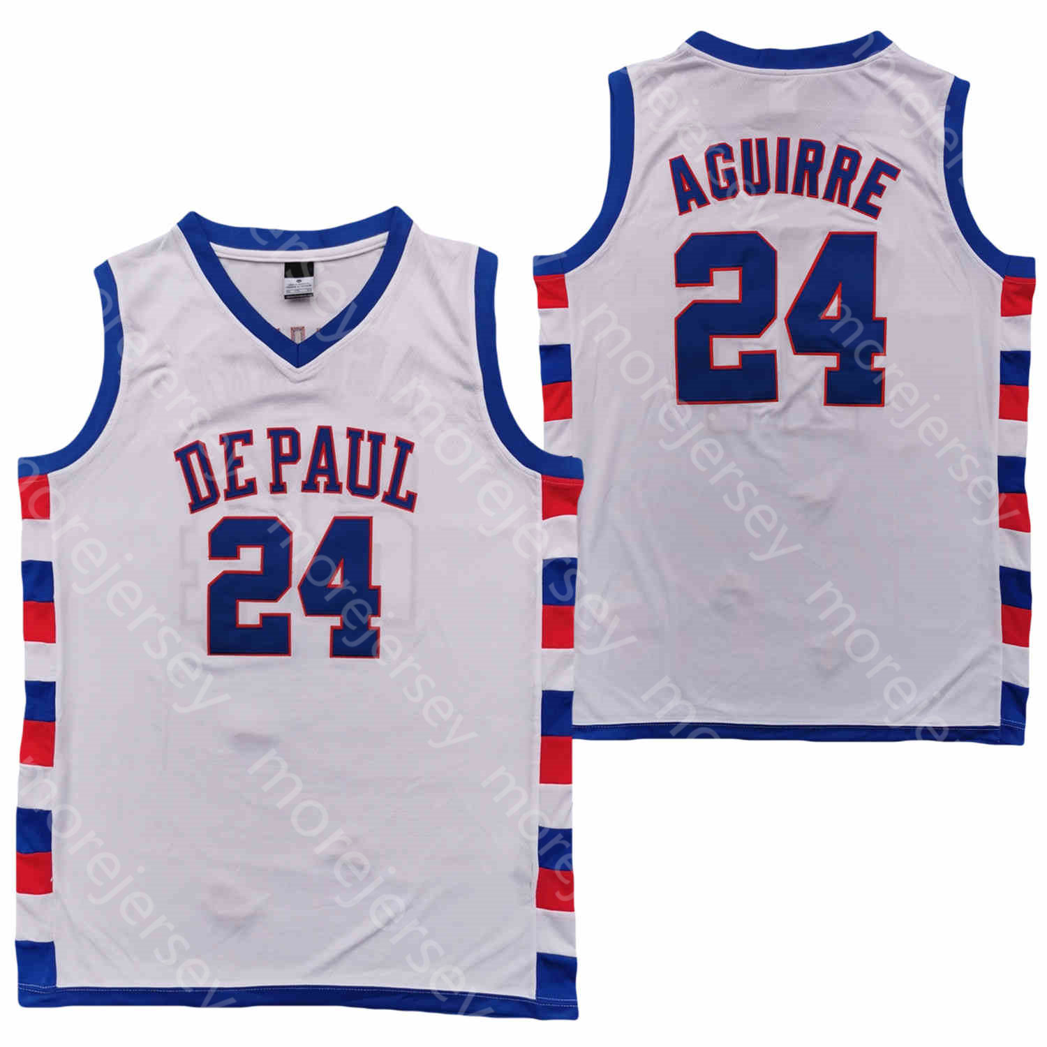2020 New DePaul Blue Demons College Basketball Jersey NCAA Aguirre White All Stitched and Embroidery Men Youth Size, As pic
2020 New DePaul Blue Demons College Basketball Jersey NCAA Aguirre White All Stitched and Embroidery Men Youth Size, As pic