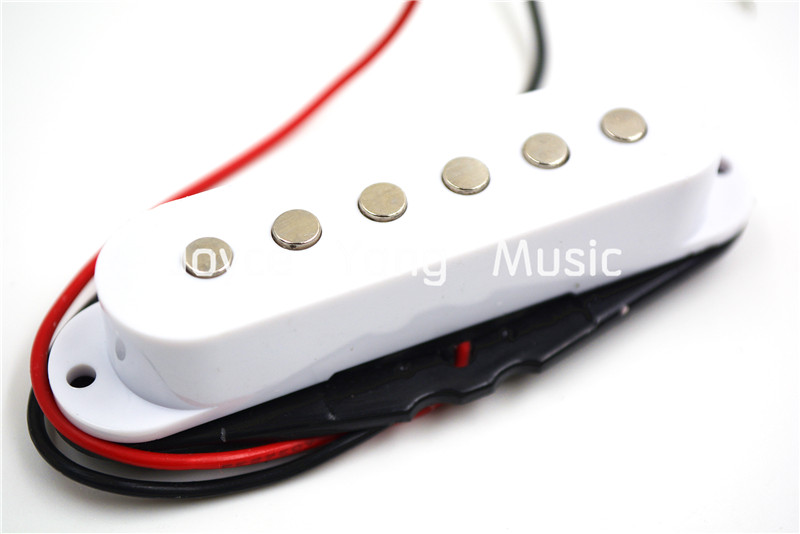 1 Set of 3pcs White 485052mm Single Coil Pickups For Fender StratSQ Electric Guitar Pickups