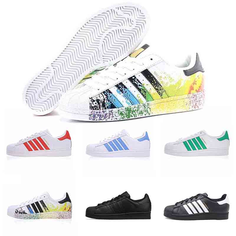 Hot 2019 Free Shipping Superstars White Black Pink Blue Gold 80s Pride Sneakers Super Star Women Men Sports outdoor shoes off size 36-45, Item 4
Hot 2019 Free Shipping Superstars White Black Pink Blue Gold 80s Pride Sneakers Super Star Women Men Sports outdoor shoes off size 36-45, Item 4