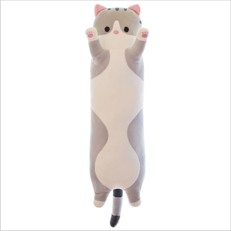 50cm70cm90cm selling Long lovely cat pillow cute cat plush toys Birthday present Sofa cushion for leaning on