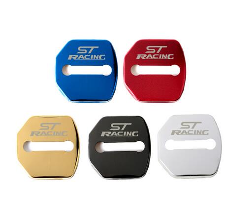 Car Sticker Door Lock Cover Case For Ford Focus 2 2005-2013 Fiesta Kuga Escape 4pcs Car Buckle Accessories Car-Styling