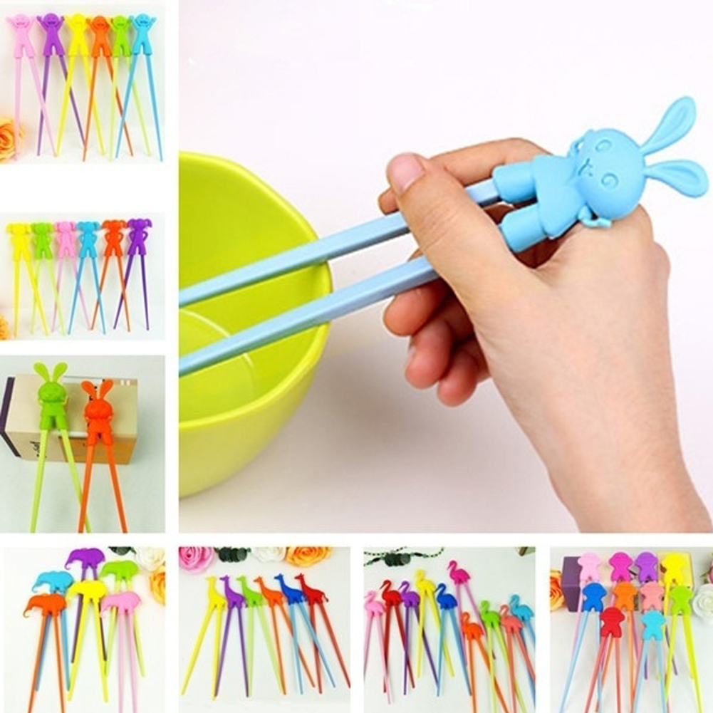 Practical Children Kids Baby Beginner Cartoon Style Easy Fun Learning Training Helper Chopsticks Random Color
Practical Children Kids Baby Beginner Cartoon Style Easy Fun Learning Training Helper Chopsticks Random Color