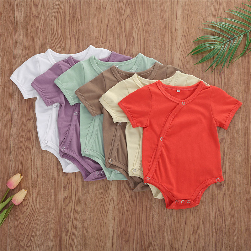 2020 Multicolor Romper Baby Clothes Newborn Baby Clothing Short Sleeve Bodysuit Solid Color Jumpsuit Fashion Outfit 3-6M
2020 Multicolor Romper Baby Clothes Newborn Baby Clothing Short Sleeve Bodysuit Solid Color Jumpsuit Fashion Outfit 3-6M