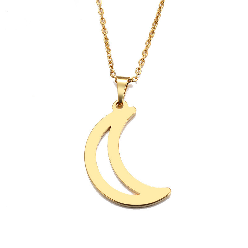 New Brand Jewelry Gift Stainless Steel Necklace For Women Man Lover's Moon Gold And Silver Color Pendant Necklace Engagement Jewelry Party
New Brand Jewelry Gift Stainless Steel Necklace For Women Man Lover's Moon Gold And Silver Color Pendant Necklace Engagement Jewelry Party