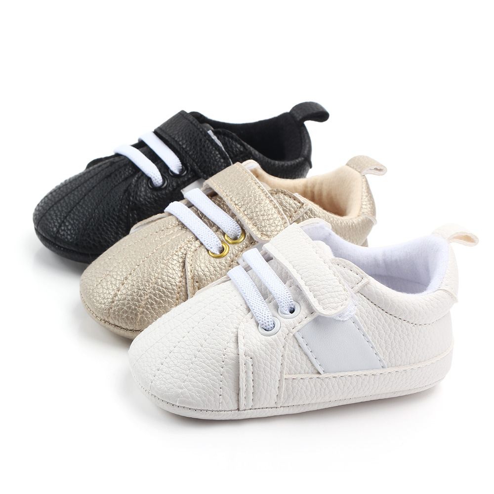 Baby Shoes Newborn Boys Girls First Walkers Kids Toddlers PU Sneakers 0-18 Months Gift, Black
Baby Shoes Newborn Boys Girls First Walkers Kids Toddlers PU Sneakers 0-18 Months Gift, Black