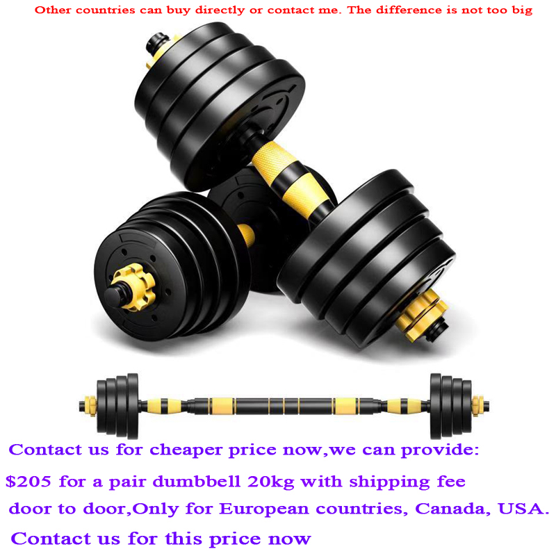 20KG/Pair Environmental protection dumbbell men's adjustable removable dumbbells women's fitness equipment Barbell suit, Red
20KG/Pair Environmental protection dumbbell men's adjustable removable dumbbells women's fitness equipment Barbell suit, Red