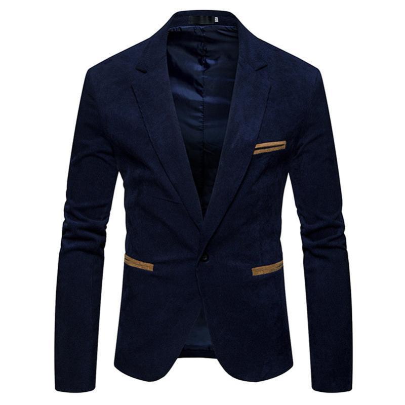 Sleeve Mens Corduroy Blazer Fashion Single Button Solid Color Mens Suits Jacket Spring Male Apparel V Neck Long, Wine red
Sleeve Mens Corduroy Blazer Fashion Single Button Solid Color Mens Suits Jacket Spring Male Apparel V Neck Long, Wine red