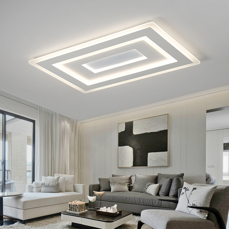Modern Led Ceiling Lights For Living Room Study Room Bedroom Home Dec AC85-265V lamparas de techo Ceiling Lamp dimming