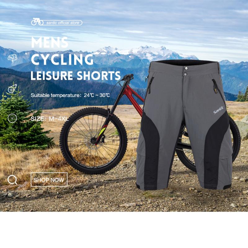 Cycling Shorts Santic Men Baggy Removeable Padded Bike MTB Clothing Outdoor MC05043
Cycling Shorts Santic Men Baggy Removeable Padded Bike MTB Clothing Outdoor MC05043