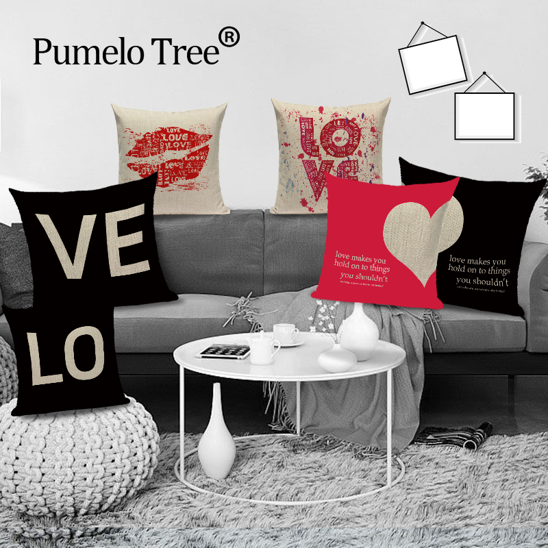 Romantic Black Love Decor Pillows Cover Valentines Day Cover for Pillow One Arrow Through Heart Party Decoration Cushion Case, L1967-6
Romantic Black Love Decor Pillows Cover Valentines Day Cover for Pillow One Arrow Through Heart Party Decoration Cushion Case, L1967-6