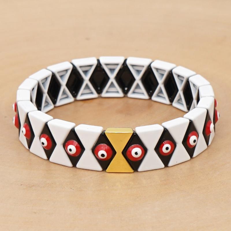 Charm Bracelets Shinus 2021 Bracelet For Women Multicolor Enamel Tile Beads Femme Turkish Evil Eye Men Fashion Jewelry
Charm Bracelets Shinus 2021 Bracelet For Women Multicolor Enamel Tile Beads Femme Turkish Evil Eye Men Fashion Jewelry
