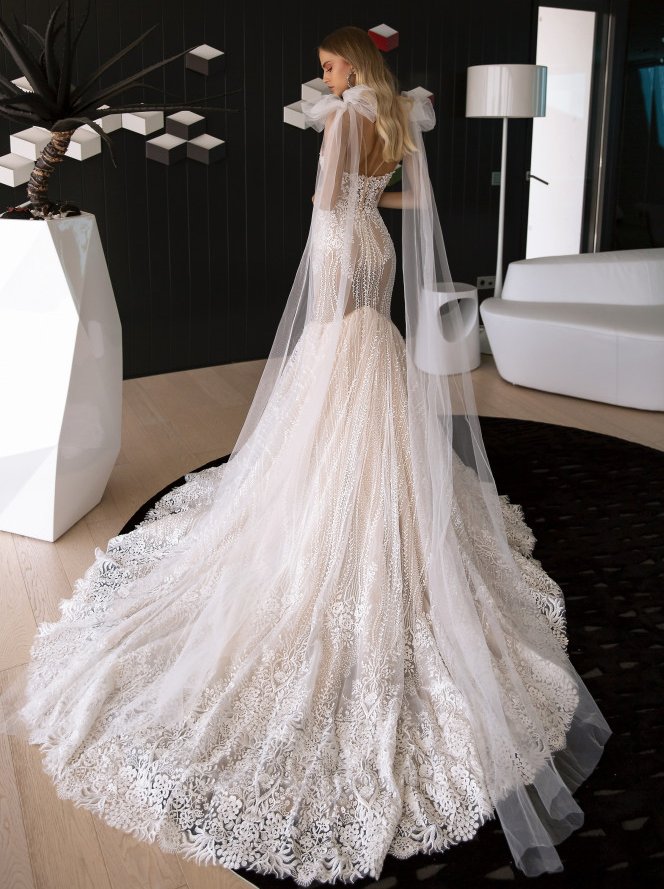 Sexy 2020 Mermaid Wedding Dresses With Wrap Lace Appliqued Sheer V Neck Bridal Gowns Country Garden Beach Plus Size Wedding Dress