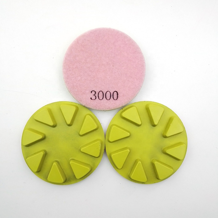 10 Pieces 4 Inch D100mm Wet Polishing Pads Resin Grinding Disc for Concrete and Terrazzo Floor
10 Pieces 4 Inch D100mm Wet Polishing Pads Resin Grinding Disc for Concrete and Terrazzo Floor