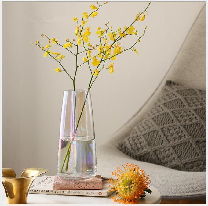 Ins Wind for Electroplated Glass Vase Hydroponic dried flower arranger Creative living room decoration Decorative vase
Ins Wind for Electroplated Glass Vase Hydroponic dried flower arranger Creative living room decoration Decorative vase